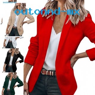 outonnd streetwear trajes Chamarra de un solo botón bolsillos falsos trajes abrigo solo botón para uso diario