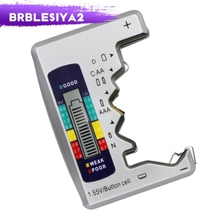 Brblesiya2 piezas De botón Detector De baterías Aa Aaa 9v 1.5v (4)