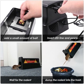 rg enchufe eléctrico de alta tensión ratón trampa de ratas asesino electrónico roedor ratón zapper uso doméstico control de plagas (8)