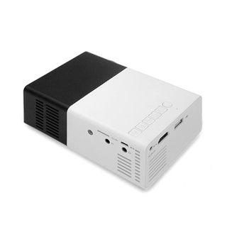 *je yg300 blanco y negro hogar portátil proyector mini proyector led soporte multi-languauge soporte multimedia documentos