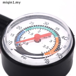 [MQ1] Coche motocicleta 0-50 psi Dial rueda neumático medidor medidor de presión probador [my]