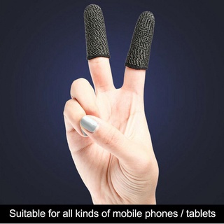 1 par de juego móvil negro yemas de dedo antisudor artefacto versión deportiva p z4h1 (2)