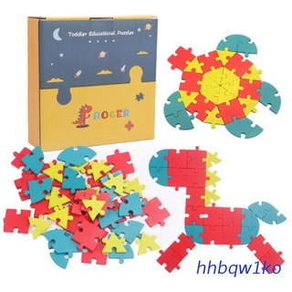 hhbqw1ko.mx 40pcs rompecabezas de madera para bebé aprendizaje y desarrollo cerebral rompecabezas interactivo juguete diy forma changable rompecabezas