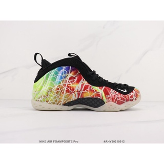 NIKE AIR FOAMPOSITE Pro zapatillas de baloncesto de caña alta Hardaway spray foam series zapatos de moda Tamaño: 40-46 zapatos de hombre