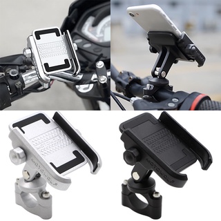 gps teléfono celular soporte soporte 19-30 mm manillar de montaje para universal motocicleta bicicleta bicicleta aleación de aluminio