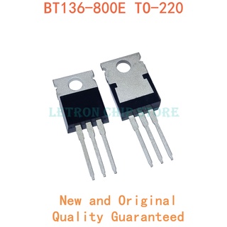 10 pces BT136-800E to220 BT136-800 para-220 bt136 800e original e novo chipset ic