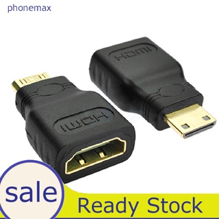 Mini macho compatible con HDMI tipo C A HDMI compatible con hembra estándar tipo A convertidor conector adaptador