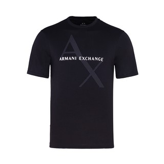 Armani/ Armani AX Cotton Round Neck T-shirt New Product Comfortable Breathable Fashion Printing Short Sleeve