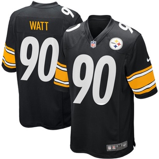 Hombre Pittsburgh Steeler 90 T.J . Watt Fans Jerseys Equipo Jersey Camisetas De Fútbol