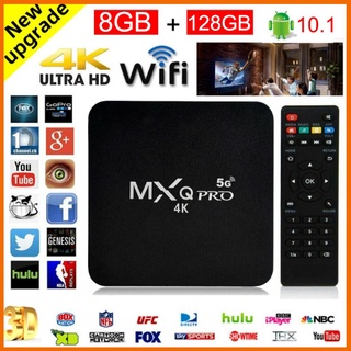 Mxq pro 4k 5g 8gb 128gb tv box wifi android 10.1 Ultra HD (1)