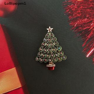 Lollipopm1 1PC broches de árbol de navidad para mujeres hombres 2021 broche de año nuevo Pins regalos MY (4)