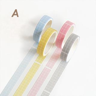 Papel de Papel sólido de 10/13mm de color sólido Decorativo/Washi T/cintas adhesivas (6)