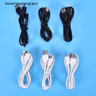 desertwatergrace 1m largo mini cable usb sincronización y carga plomo tipo a a 5 pines b cargador de teléfono dwg