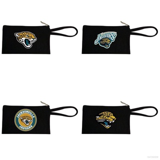 NFL Jacksonville Jaguars Diseño De Lápices Bolsas Pequeñas Con Cremallera Para Escuela Oficina Viaje Cosméticos