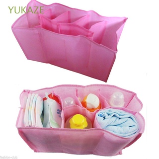 yukaze viaje en bolsa de almacenamiento de bebé organizador bolsa portátil botella de agua pañal cambio de pañales divisor interior al aire libre/multicolor