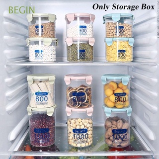 begin new sellado olla botella tarro plástico caja de almacenamiento contenedor organizador preservación cocina alimentos frescos/multicolor