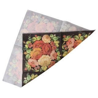 GOTITLIKETHAT New High-grade Vintage Black Flower Paper Napkins Cafe&Party Tissue Napkins (9)