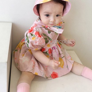 Children's clothing Korean romper skirt baby skirt baby girl puff sleeve one-piece ass skirt summer dress