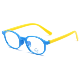 Anti-azul gafas de protección de los niños de los ojos pueden reemplazar la lente pequeño marco cuadrado lindo gafas marco de protección de la radiación femenina gafas de los niños gafas (7)