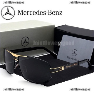 Jtfg Mercedes Benz gafas de sol a la moda de los hombres polarizados espejo clásico de Metal gafas buenas