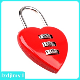 [Limit Time] moda amor corazón combinación Mini candado cerradura de seguridad niño niña regalo rojo