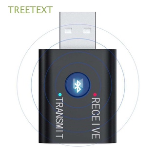 TREETEXT Portátil Transmisor Bluetooth Estéreo Receptor Bluetooth Adaptadores Bluetooth Dongle Modulador USB AUX de 3,5 mm Receptor de Dongle de datos Inalámbrico Salida dual Receptor de audio/Multicolor