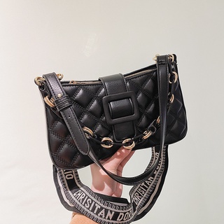 texturizado francés diseño de nicho baguette bolsa temperamento pequeño fragante rombo cadena bolsa de mujer hombro y axilas bolsa de mensajero