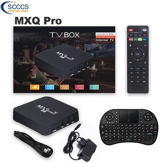 Caja De TV 16GB + 256GB Android MXQ Pro Smart Box 4k Ultra HD Set TOP Multimedia Reproductor De Internet Receptor IP