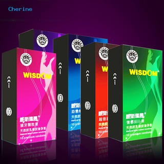 [♥CHER] 10Pcs Natural Latex Ultra Thin Men Spike Condoms Adult Contraception Sex Toy