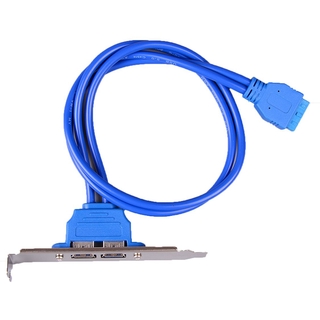 Soporte de expansión USB 3.0 de alta velocidad a Cable de cabecera de 20 pines de 2 puertos (8)