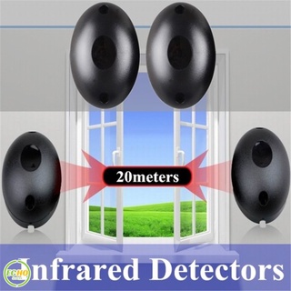 1 Par De Detectores Infrarrojos Fotoeléctricos De 20 M Con Alarma De Haz Único Sistema De Seguridad
