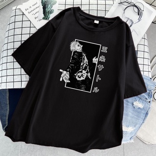 Japón Anime Cool Jujutsu Kaisen T 2021 camiseta Harajuku suelta camiseta calle Ins Tees tops
