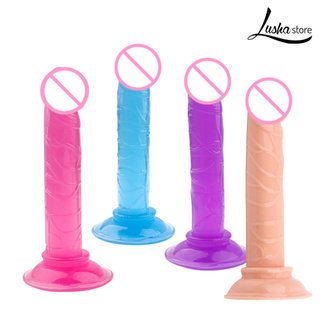 lushastore masturbación femenina suave consolador falso pene vagina punto g masajeador adulto juguete sexual (3)