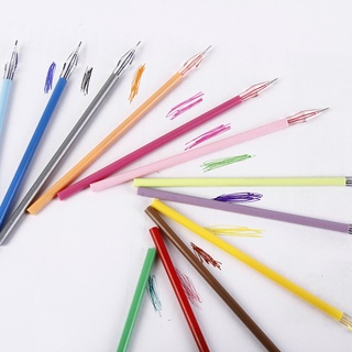 recambios de tinta de gel de punto de bola de rodillo colorido de 12 colores/bolsa/reemplazo bolígrafos de escritura