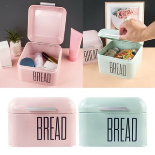 Durable Metal Bread Box Kitchen Bread Bin Container with Lid for Bakery Restaurant