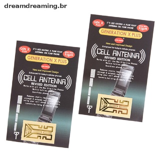 Dreaming.br 2 piezas Antena Externa adhesiva Para teléfono Celular Amplificador De señal