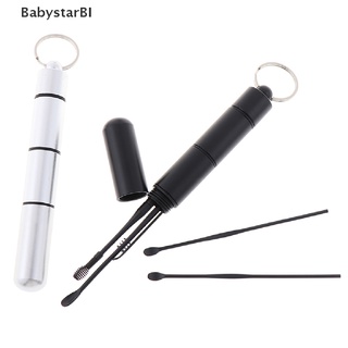 [BabystarBI] 6Pcs Portable Ear Cleaner Set Ear Wax Remover Ear Curette Earpick Cleaning Tool HOT SELL
