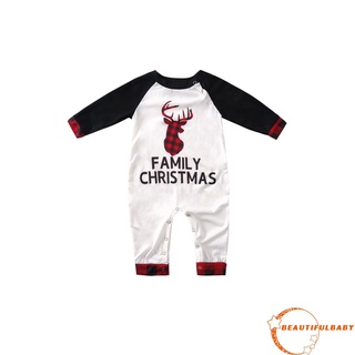 B: pijamas de navidad para la familia, manga larga, Tops Raglan de manga larga, conjunto de pantalones a cuadros Loungewear (7)
