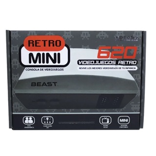 Consola de videojuegos retro con 620 juegos retro-mini (2)