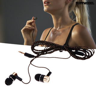 s.p auriculares estéreo reducción de ruido tpe 3,5 mm in-ear con cable estéreo trenza auriculares para dormitorio