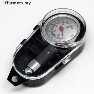 [Iffarmers] 0-100PSI Motor camión Auto coche neumático neumático de aire medidor de presión de aire Dial medidor probador MY