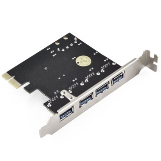 Super Fast USB 3.0 PCI-E PCIE 4 Puertos Express Tarjeta De Expansión Adaptador Nuevo YxcBest (2)
