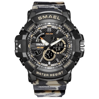 naviforce SMAEL 1809 reloj deportivo al aire libre moda multifunción reloj Digital reloj de pulsera impermeable camuflaje reloj (5)