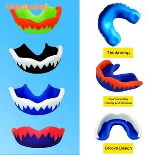 Largelooking* protector bucal profesional Muay seguridad suave EVA boca protectora de dientes protector deportivo