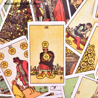 【lucaiitombert】 The Original Rider Waite Tarot Deck Full English Tarot Cards Game Board Game [MX]