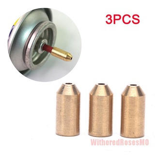 *WitheredRosesMO* 3PCS Gas Refill Adapter for Dupont Lighters Stove Adaptor Hiking Camping Outdoor