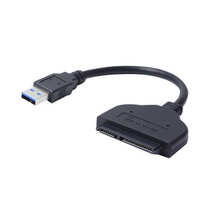 xiaanle USB 3.0 a SATA 7 + Cable adaptador de 15 pines para disco duro portátil HDD de 2.5 pulgadas