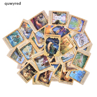 quwyred juego de cartas de tarot versión inglesa angel therapy oracle tarot mx