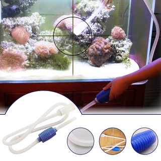 Limpiador de tanques de peces cambiador de agua acuario grava limpiador de sifón herramientas de limpieza y cambio de agua (1)