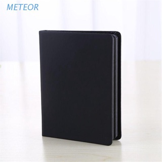 METE All Black Paper Blank Inner Page Portable Small Pocket Notebook Sketchbook Stationery Gift Hardcover Notepad A5 A6 SIZE (1)